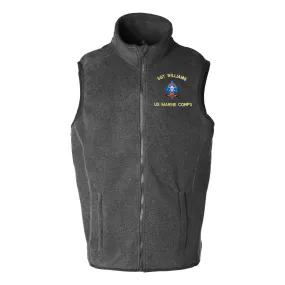 1st Recon Battalion Embroidered Fleece Vest