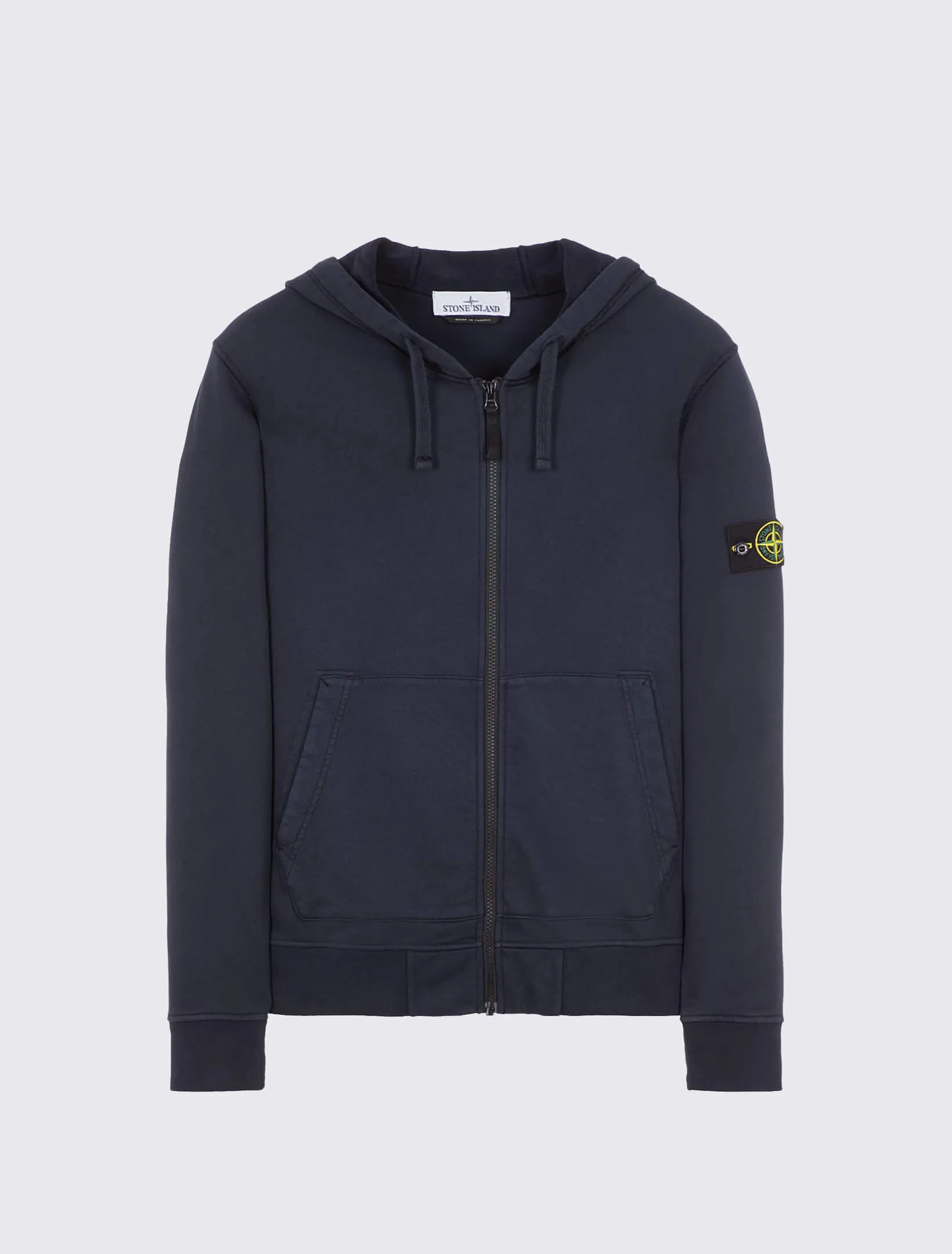 64251 Full-Zip Hooded Sweatshirt in Cotton Fleece