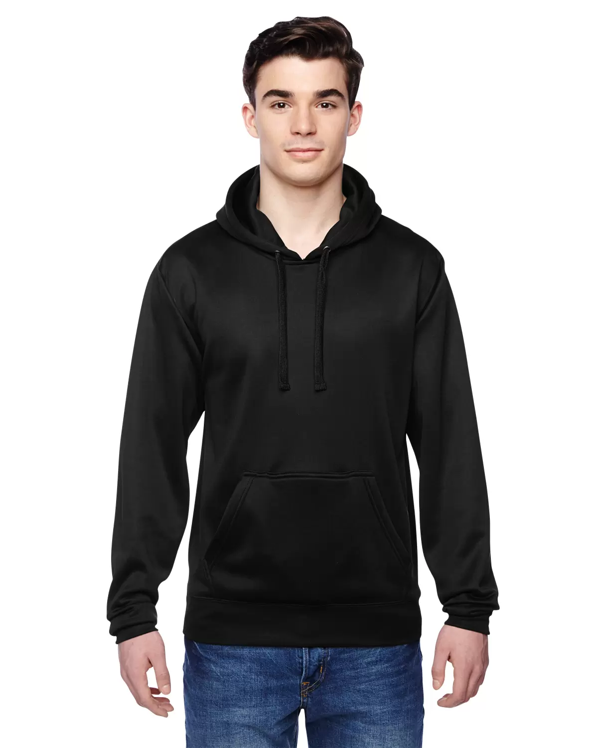 8615 J. America Tailgate Hooded Fleece Pullover with Bottle Opener SKU: 8615