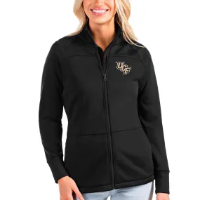 Antigua UCF Knights Women's Black Links Full-Zip Golf Jacket