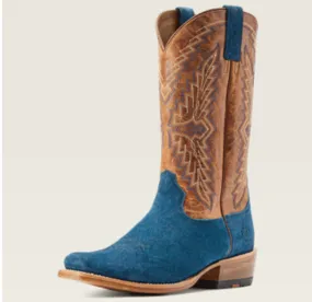 Ariat Men's Futurity Showman Stone Blue Roughout Boot