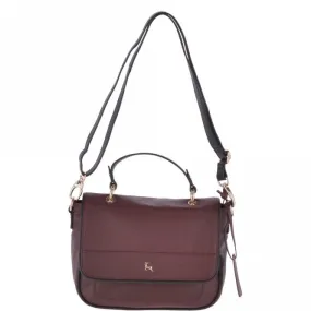 Ashwood Leather women's  Medium Handbag Burgundy: 61550