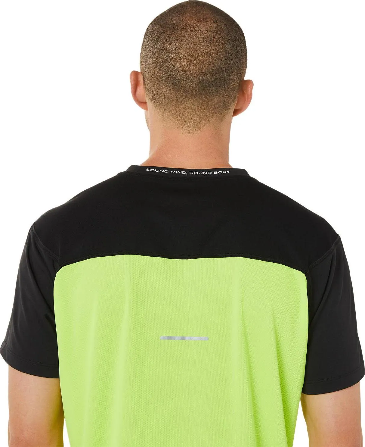 Asics Men's Race SS Top Performance Black/Hazard Green | Buy Asics Men's Race SS Top Performance Black/Hazard Green he