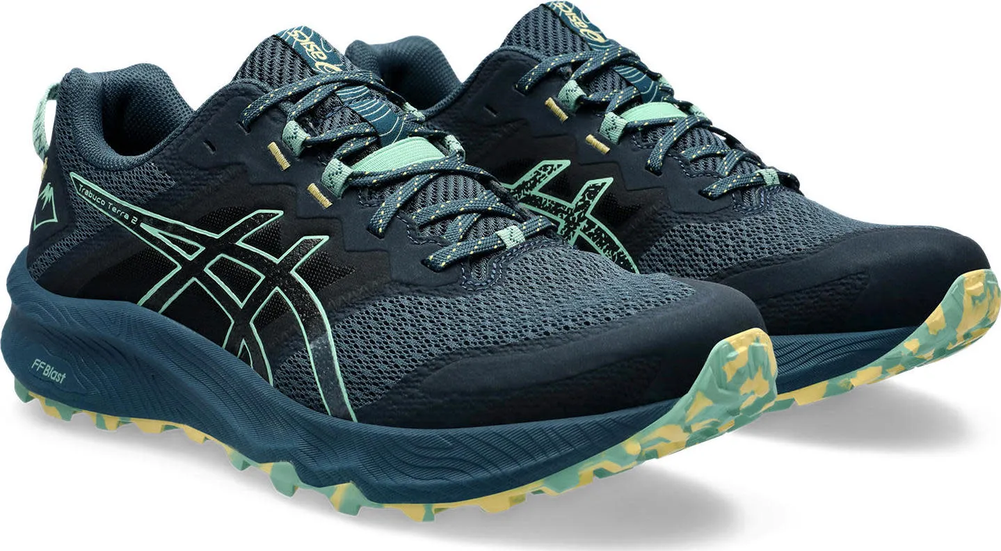 Asics Men's Trabuco Terra 2 Magnetic Blue/Dark Mint | Buy Asics Men's Trabuco Terra 2 Magnetic Blue/Dark Mint here | O