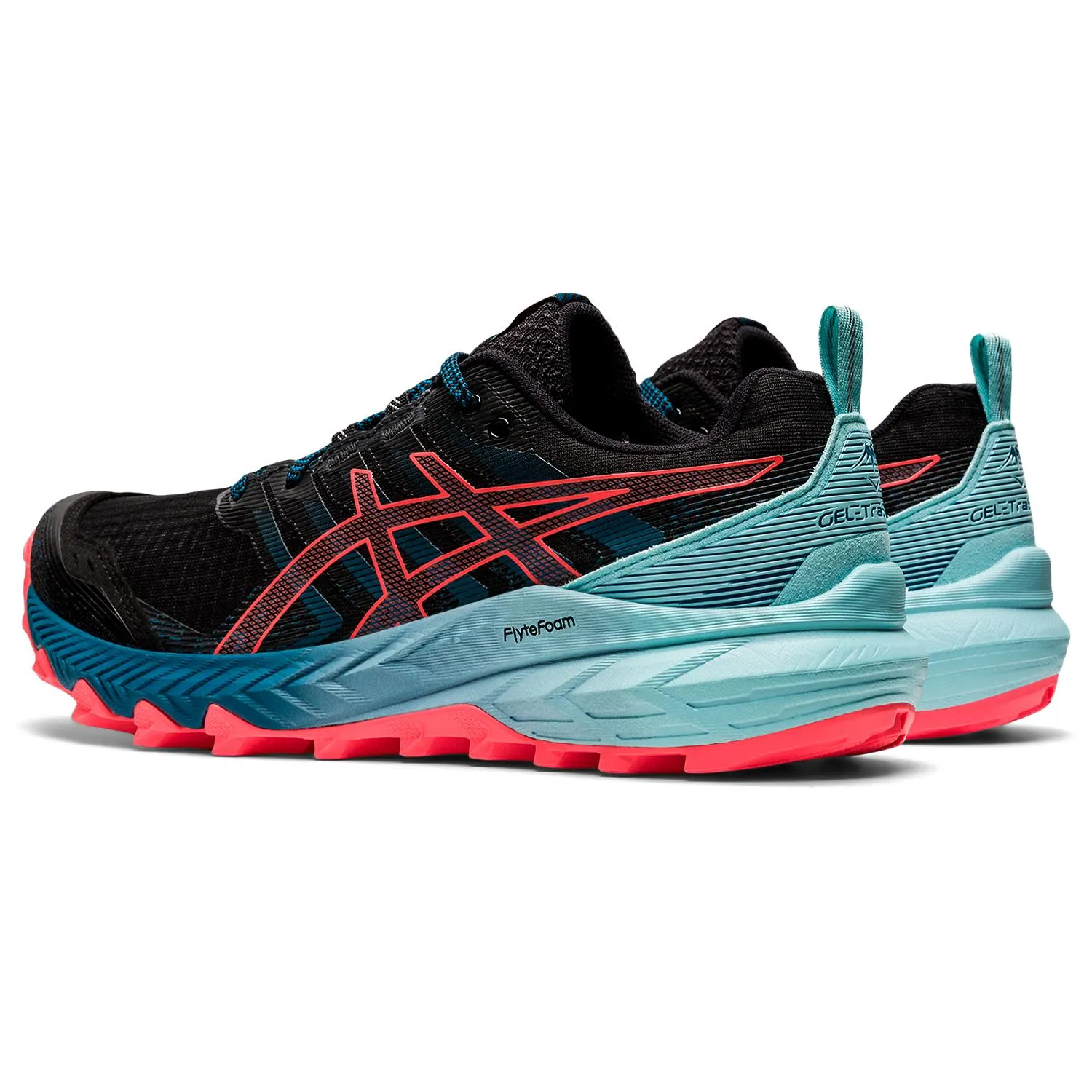 Asics Women's Gel-Trabuco 9 Black/Blazing Coral | Buy Asics Women's Gel-Trabuco 9 Black/Blazing Coral here | Outnorth