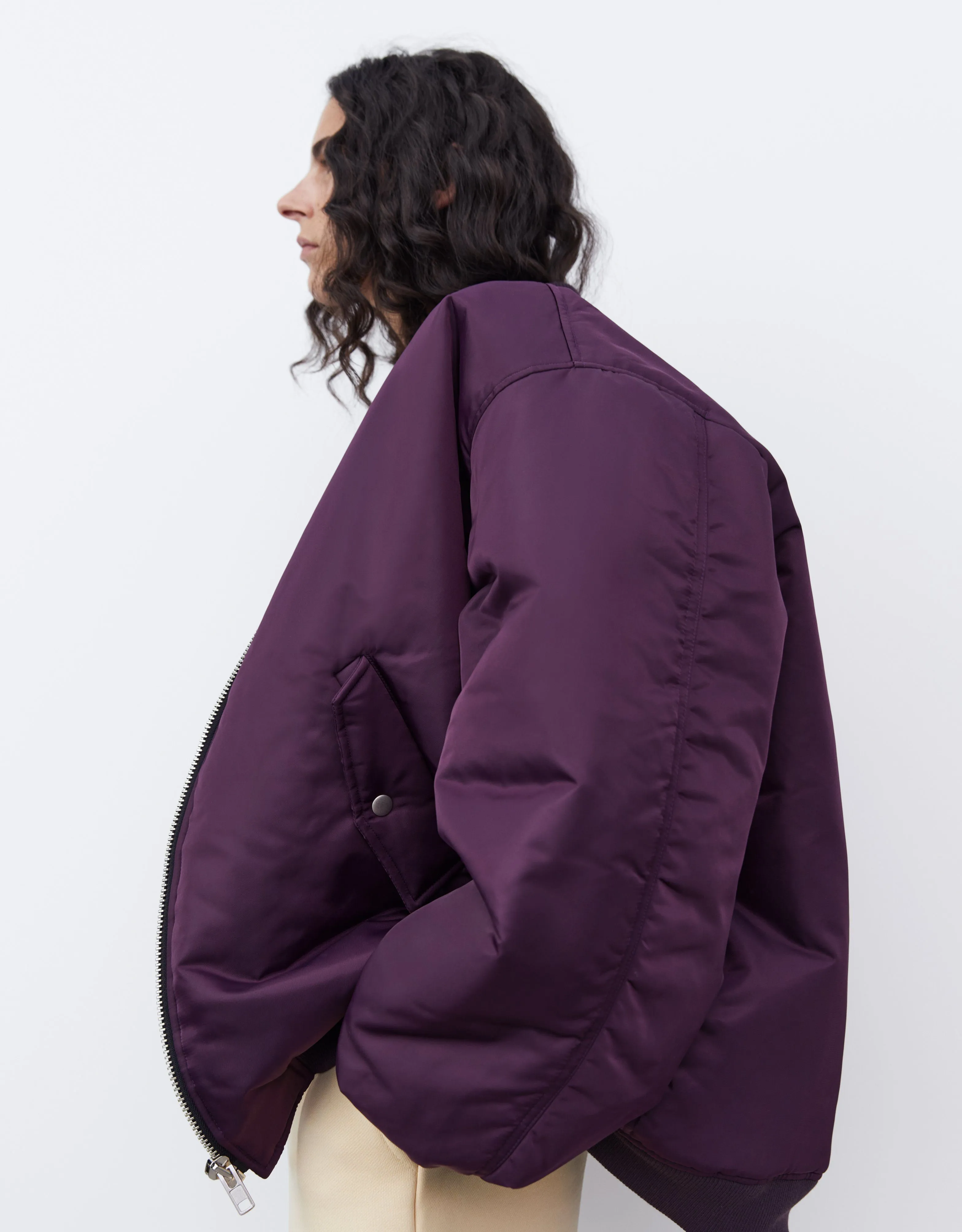 Astra Bomber Jacket - Royal Purple