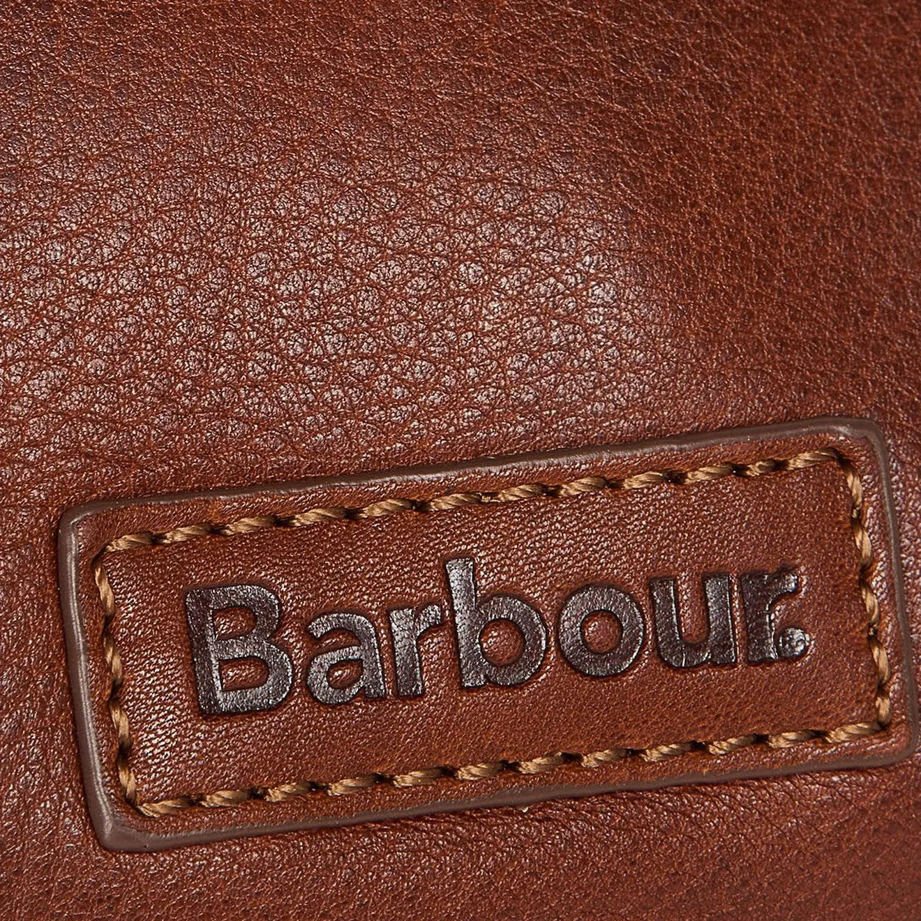 Barbour Womens Laire Leather Saddle Bag Brown