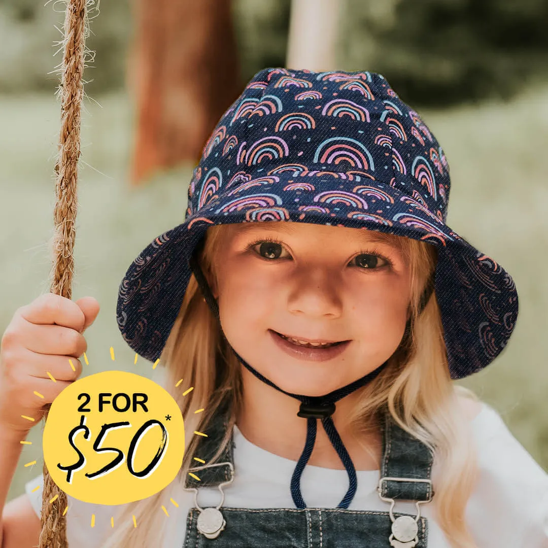 Bedhead Ponytail Bucket Sun Hat - Rainbow