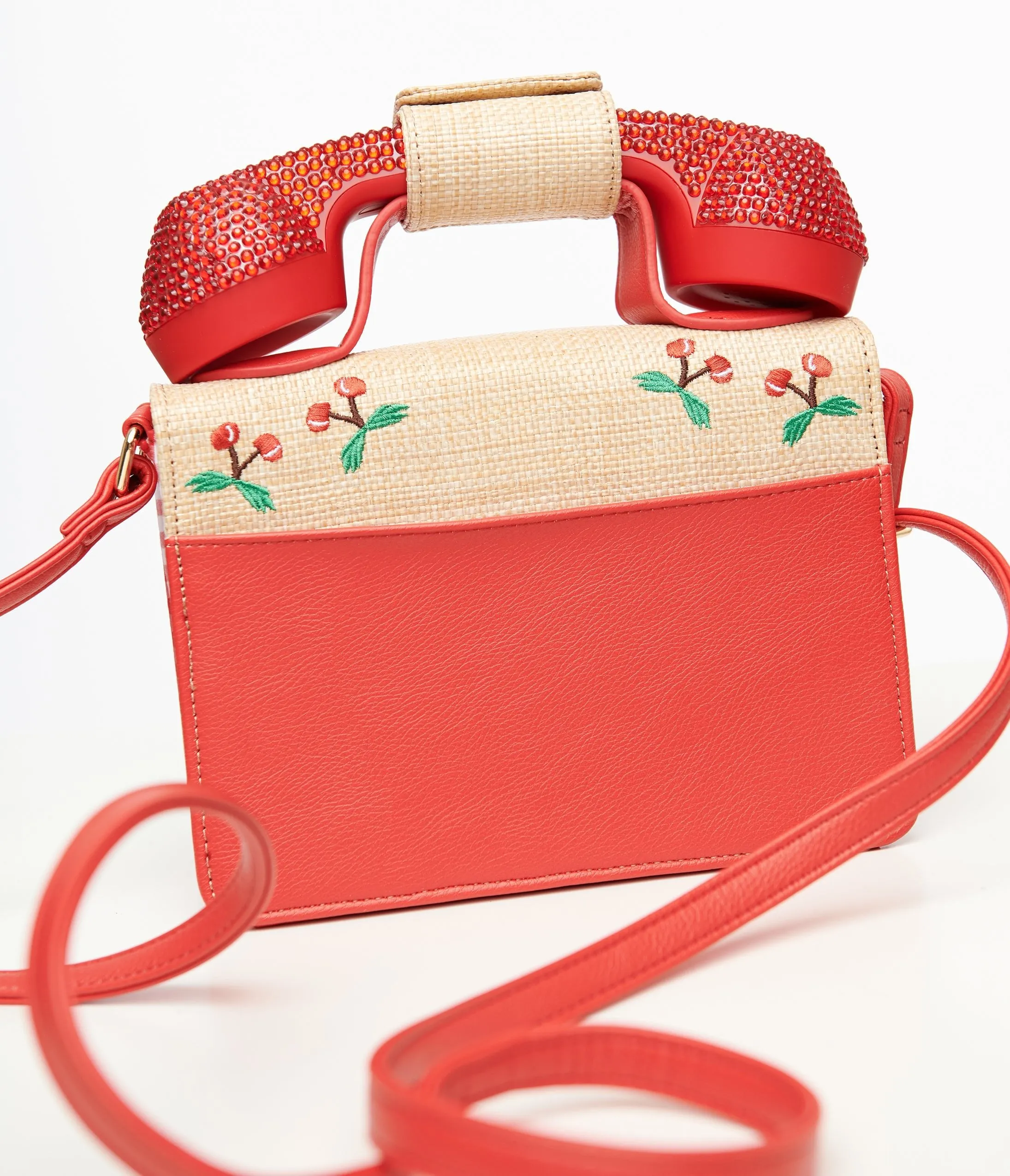 Betsey Johnson Red Cherry Phone Handbag