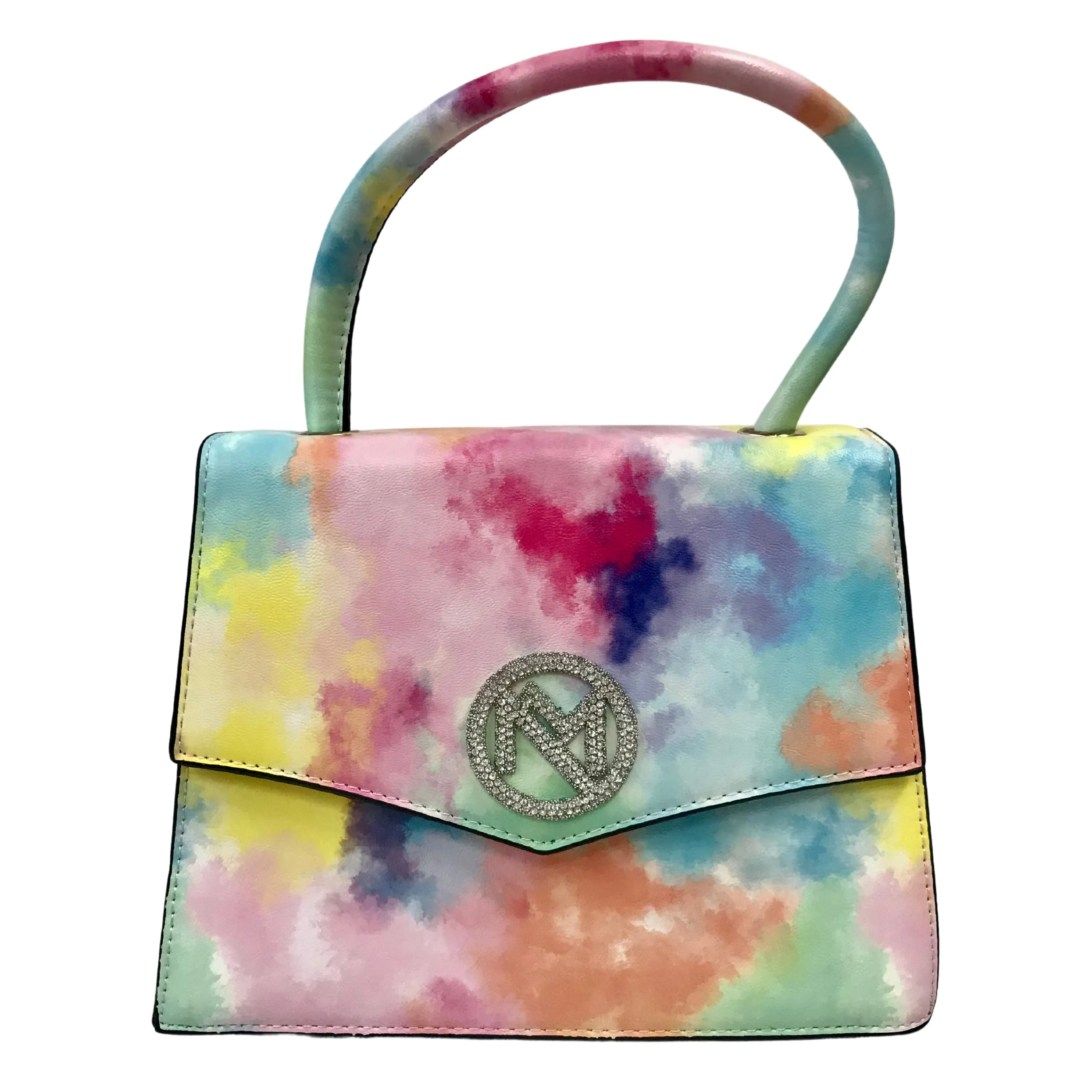 Bianca Purple Tie-Dye Handbag