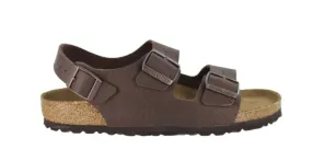 Birkenstock Milano BF Sandals Brown Saddle Vegan Ankle Strap