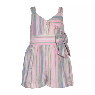 Bonnie Jean Toddler Girls Sleeveless Romper