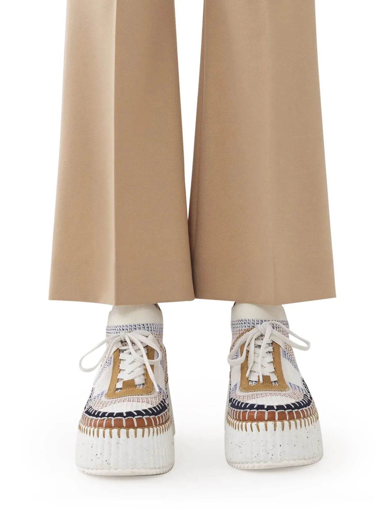 BOOTCUT CROPPED TROUSERS