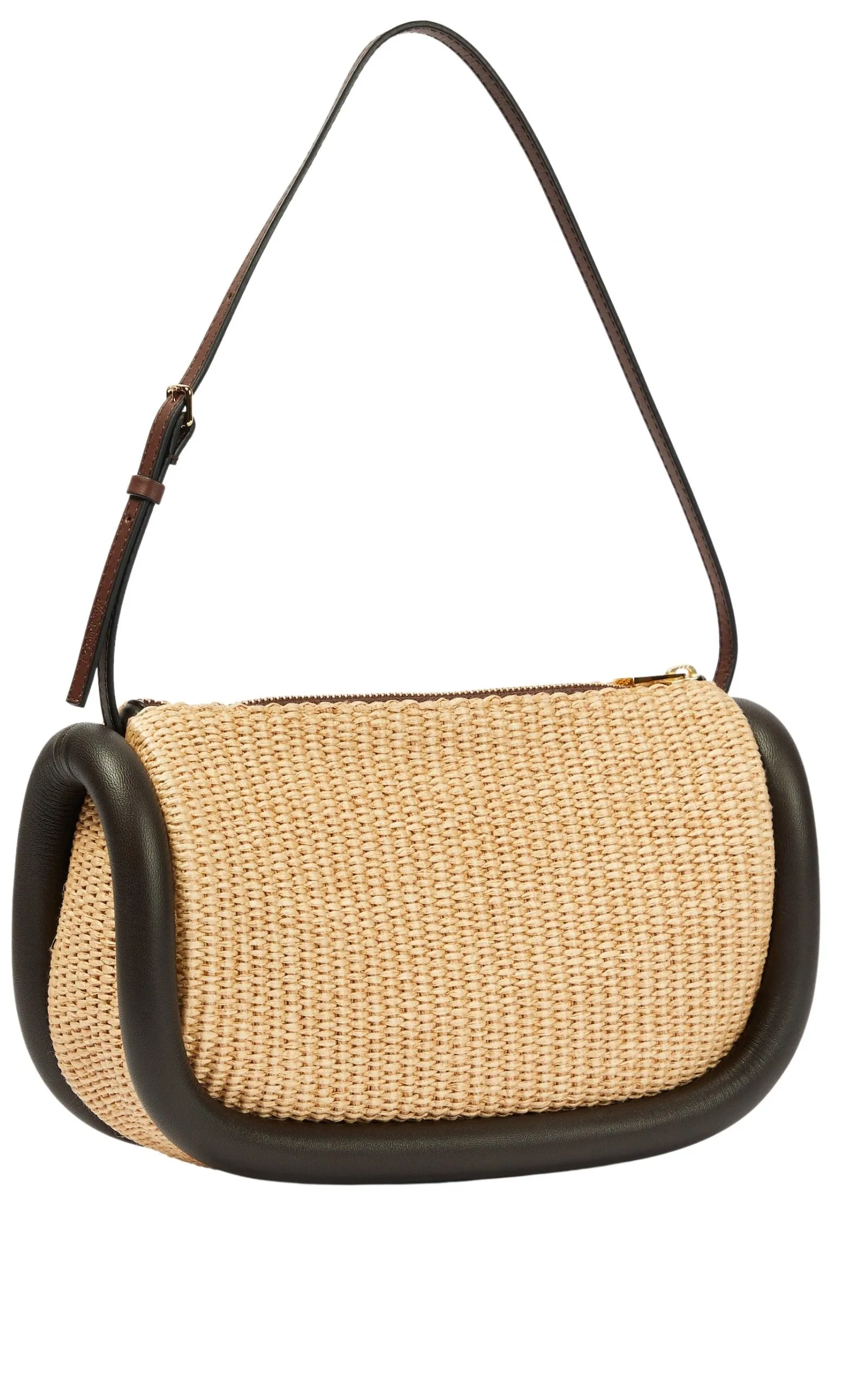 Bumper Small Raffia Shoulder Bag