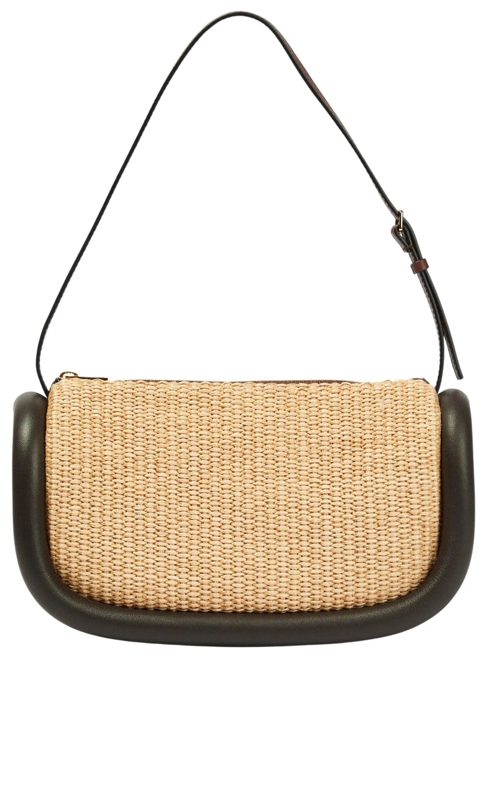 Bumper Small Raffia Shoulder Bag