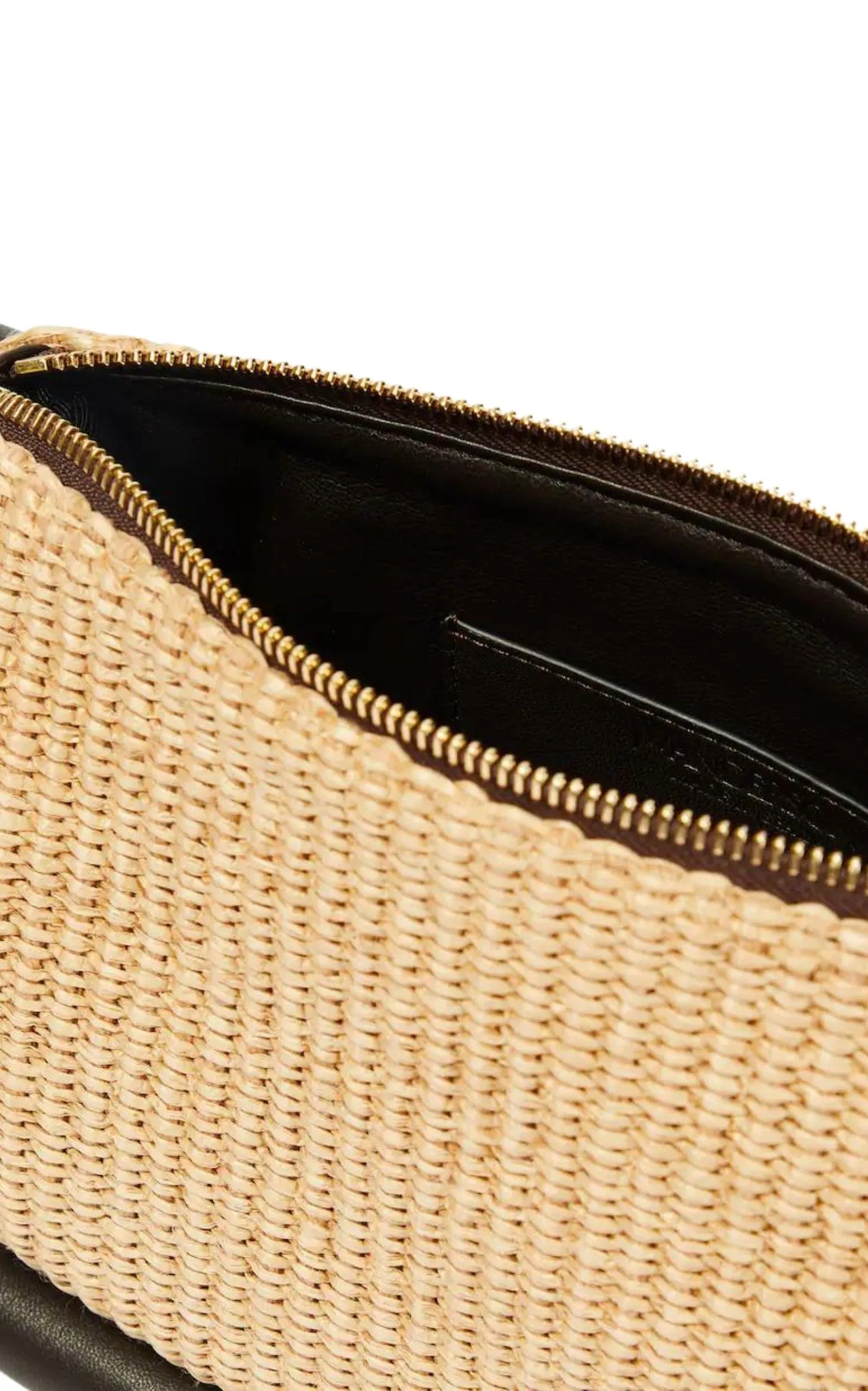 Bumper Small Raffia Shoulder Bag