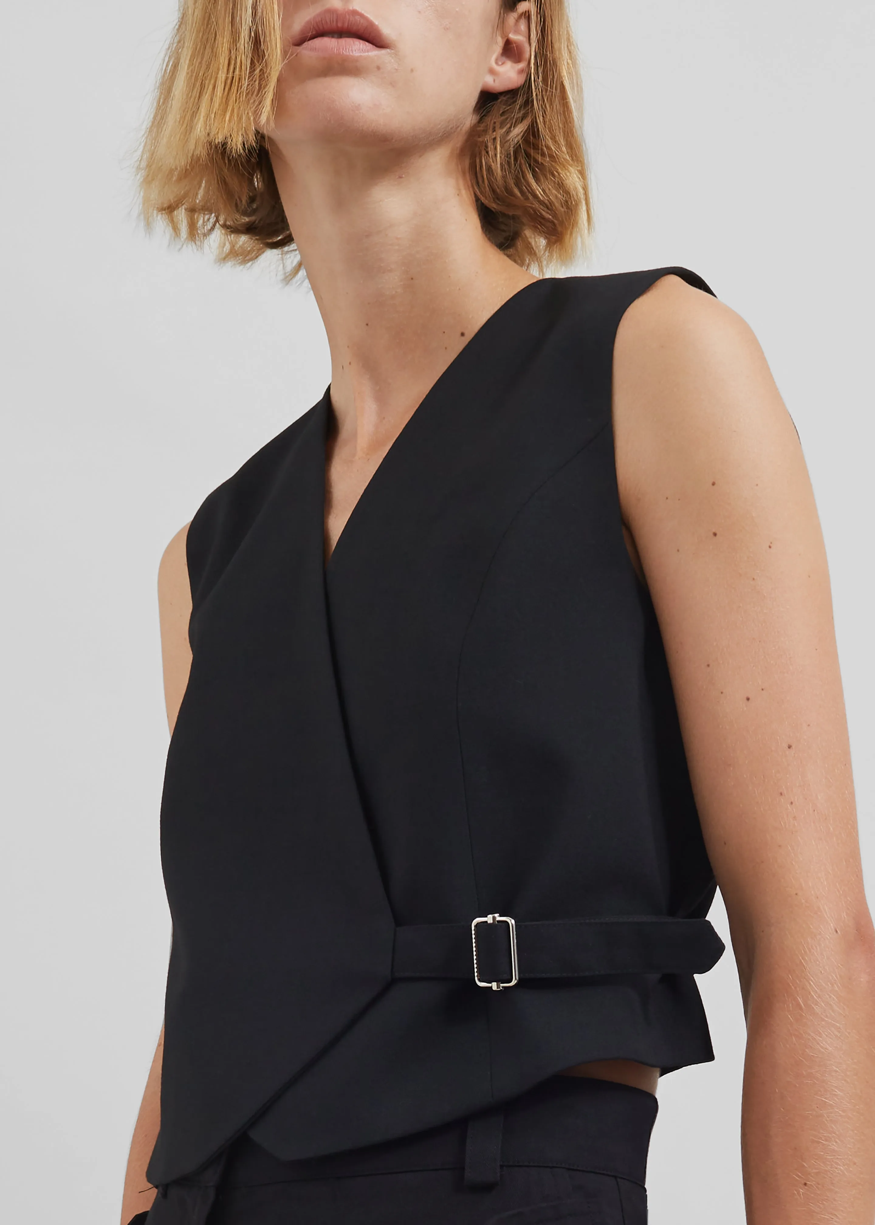 By Malene Birger Talime Waistcoat - Black