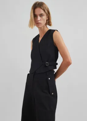 By Malene Birger Talime Waistcoat - Black