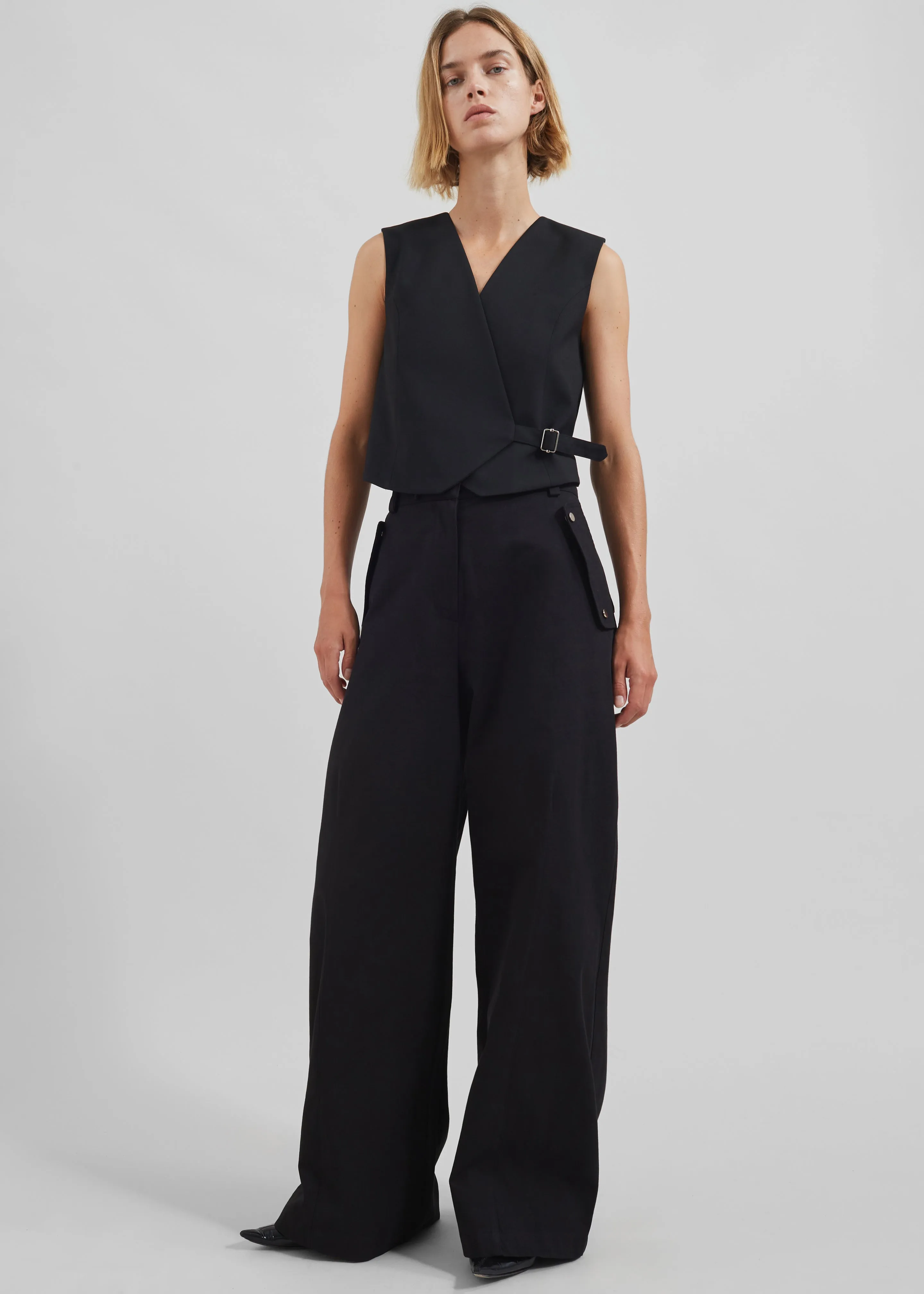 By Malene Birger Talime Waistcoat - Black