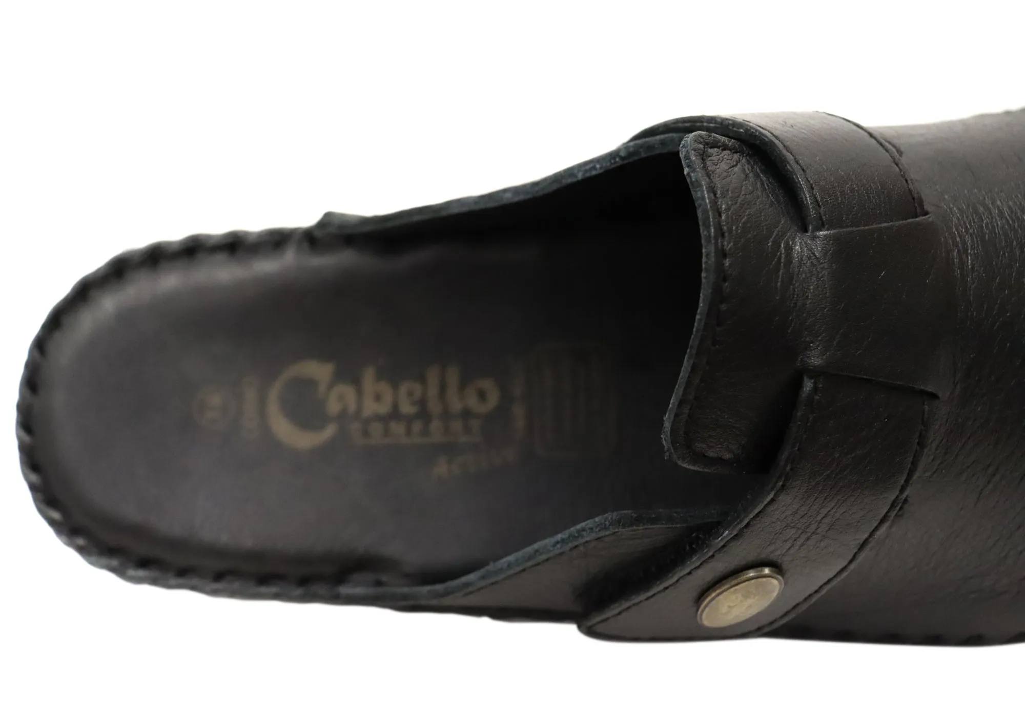 Cabello Comfort Como Womens European Comfortable Leather Mule Shoes