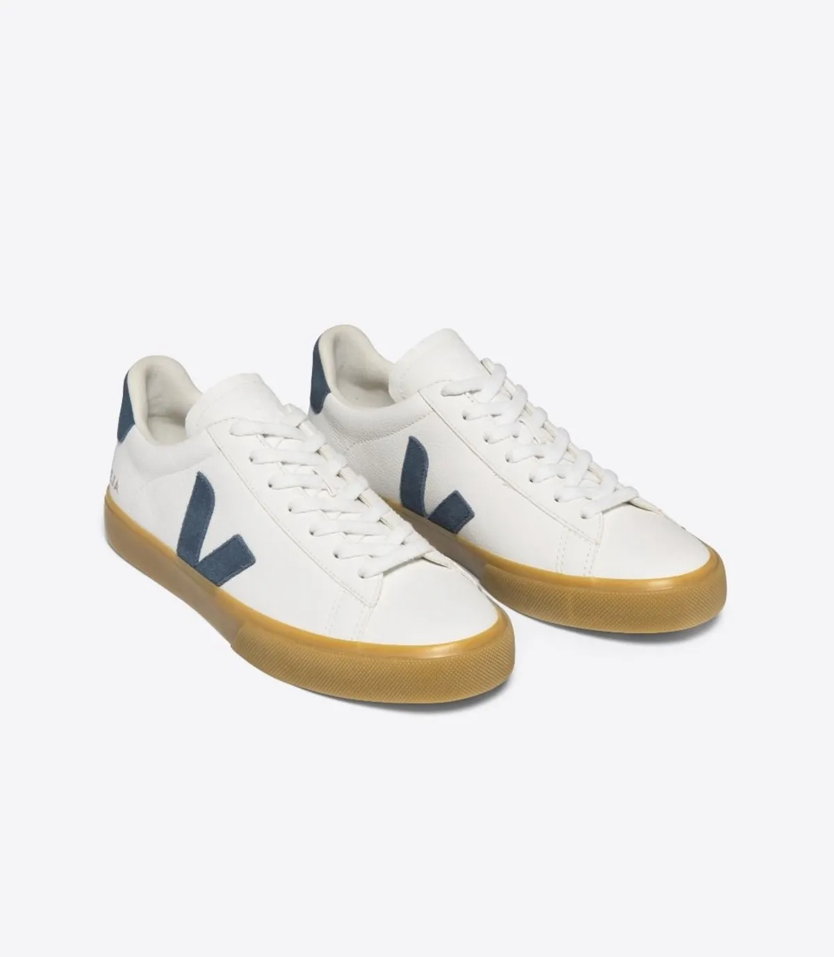 Campo Chromefree Sneakers With Gum Sole - Extra White/California