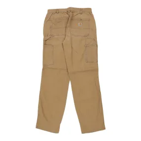 Carhartt Carpenter Trousers - 30W UK 8 Brown Cotton