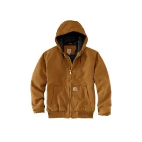 Carhartt Work Jacket Duck Active Hooded 104050 - Brown