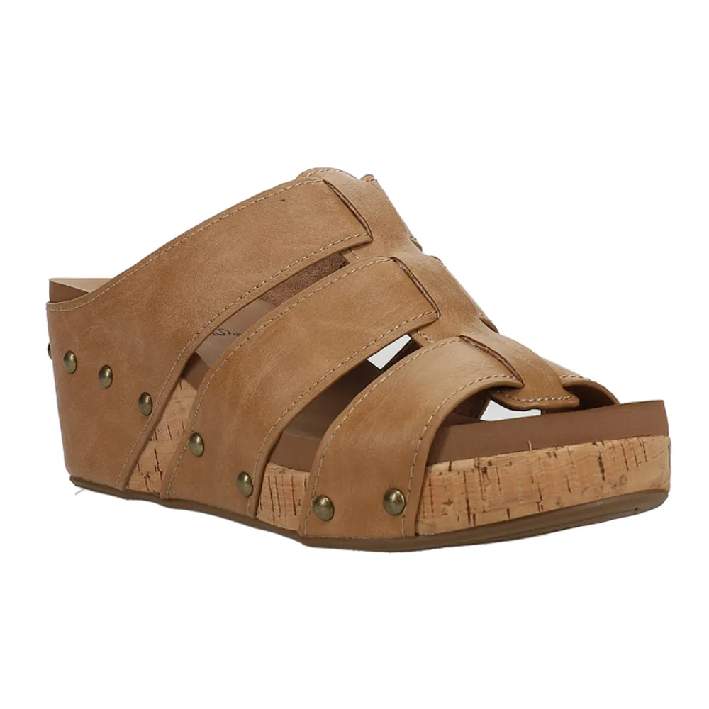 Catch of the Day Studded Wedge Sandals