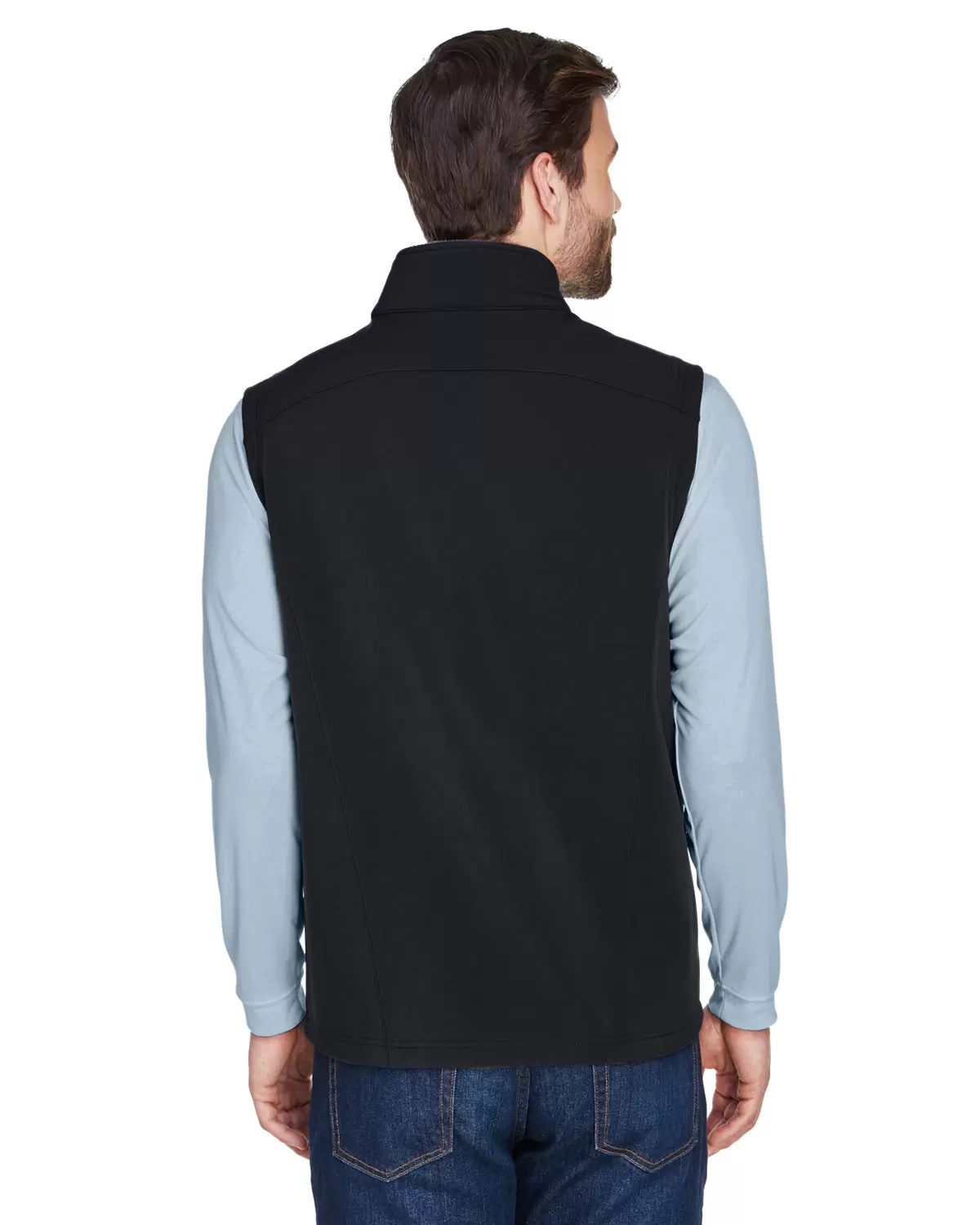 CE701 Ash City - Core 365 Men's Cruise Two-Layer Fleece Bonded Soft Shell Vest SKU: CE701