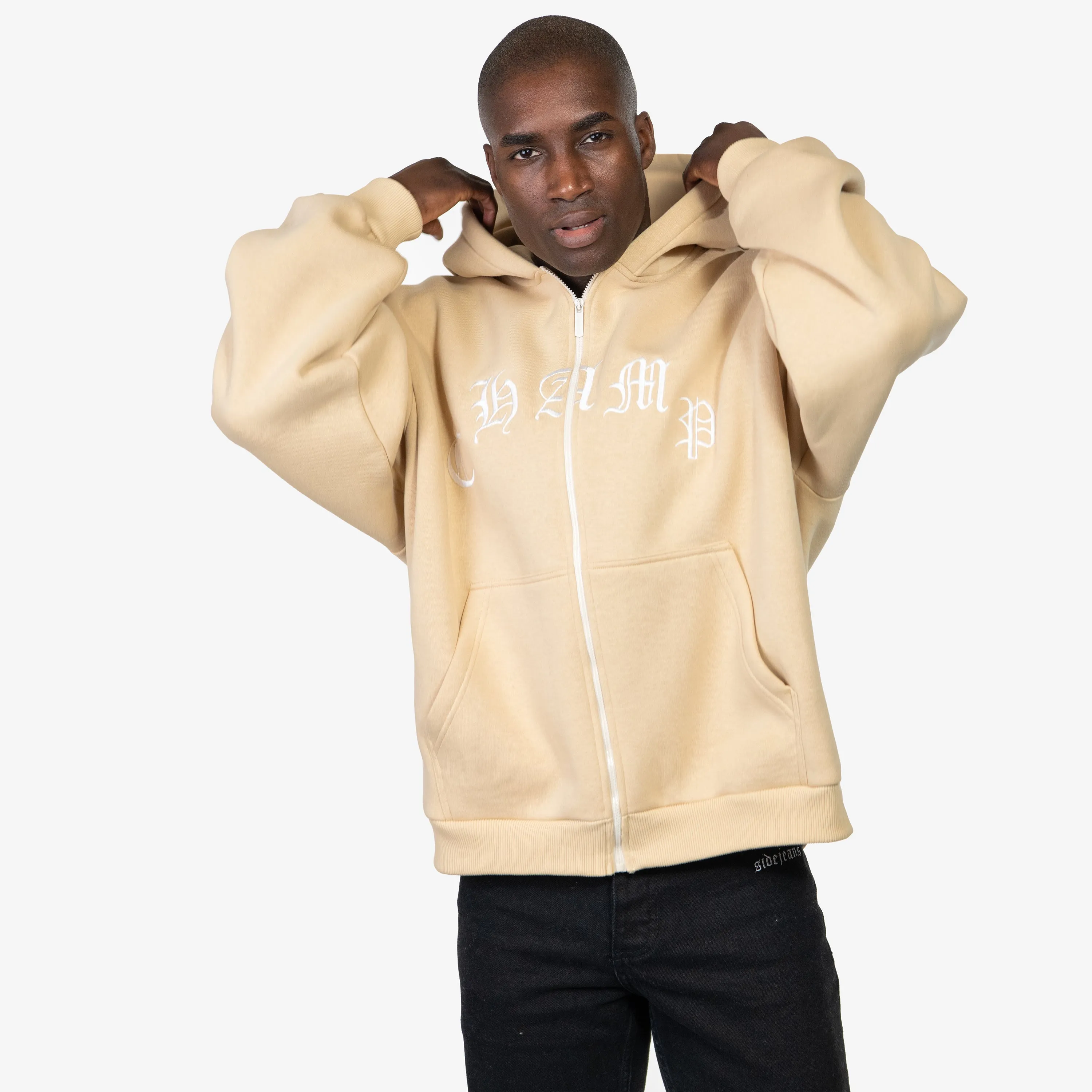 CHAMP ZIP-HOODIE BEIGE