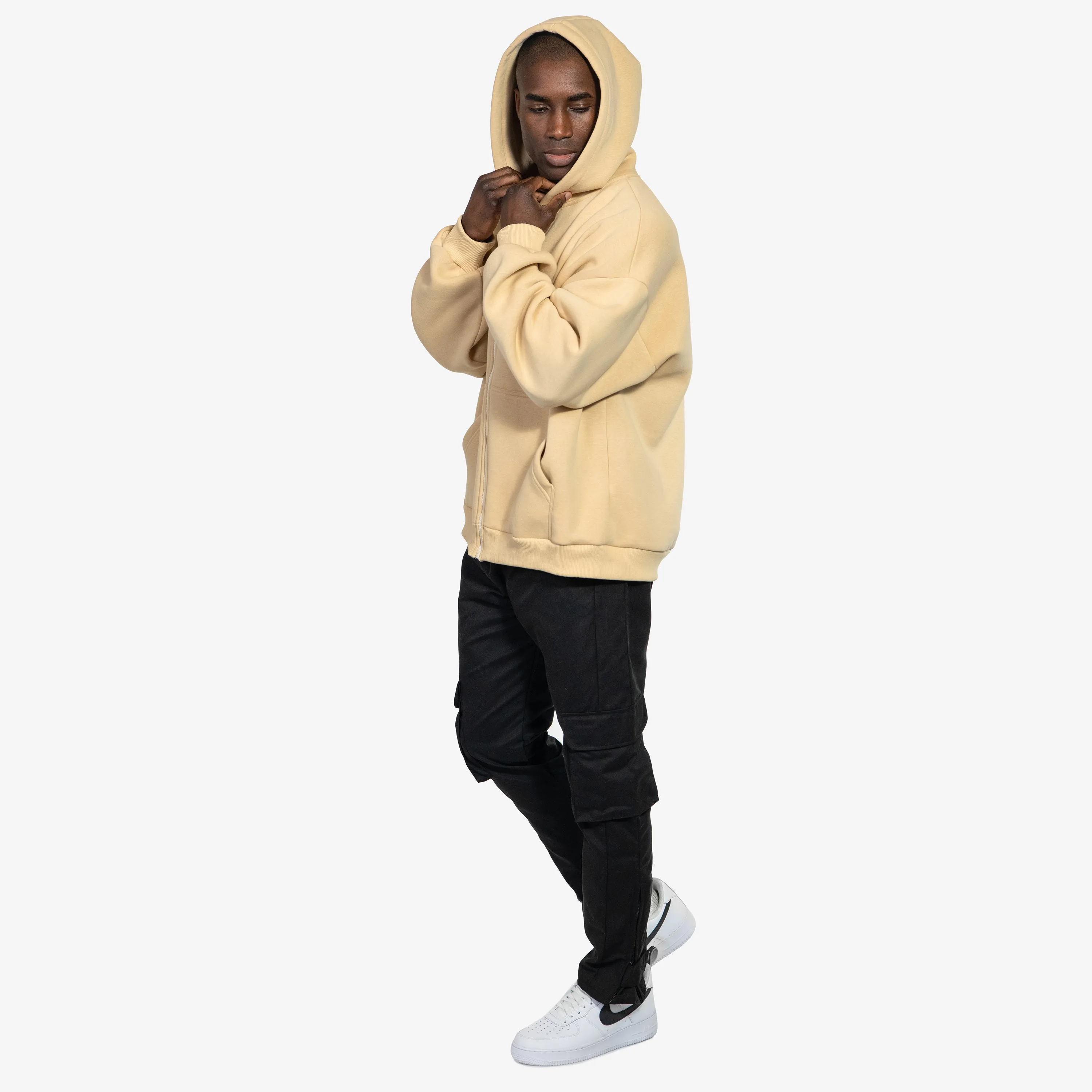 CHAMP ZIP-HOODIE BEIGE