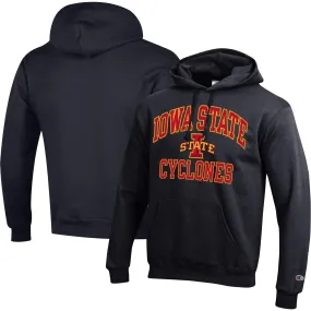 Champion Iowa State Cyclones Black High Motor Pullover Hoodie