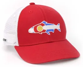 Colorado Flag Trout Low Pro Hat