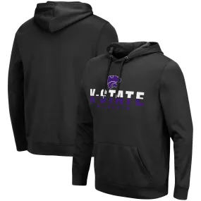 Colosseum Kansas State Wildcats Black Lantern Pullover Hoodie