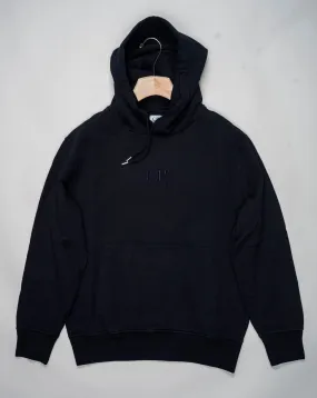 C.P. Company Diagonal Fleece Hoodie / Total Eclipse