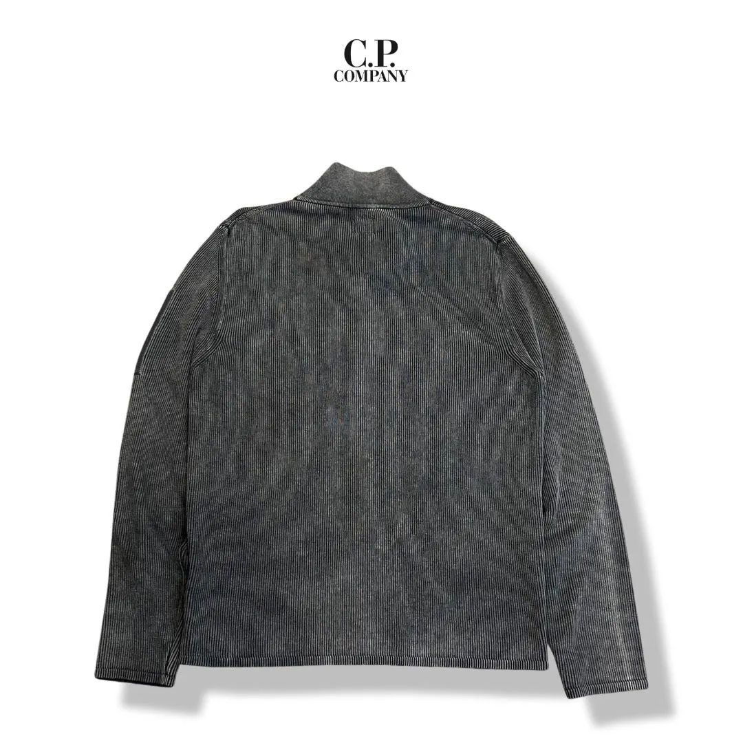 Cp company knitted zip up jacket