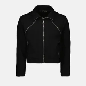 Cropped Nylon Jacket