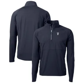 Cutter & Buck Villanova Wildcats Navy Adapt Eco Knit Hybrid Recycled Full-Zip Logo Jacket