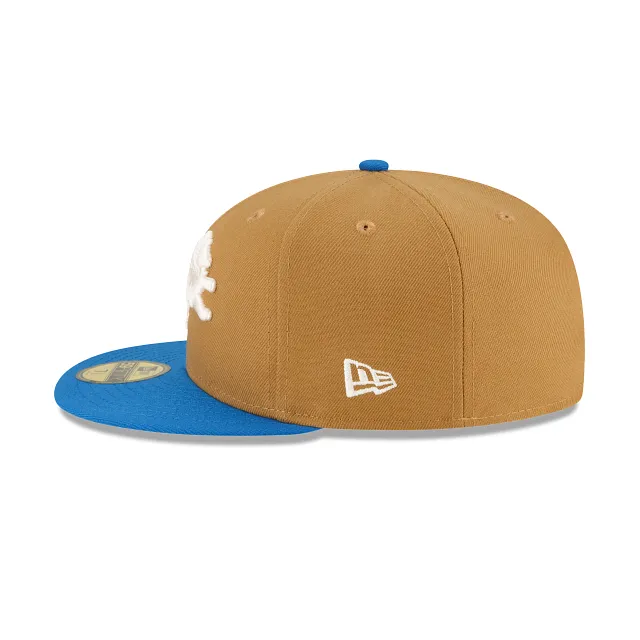 Detroit Lions Ivory Wheat 59FIFTY Fitted Hat