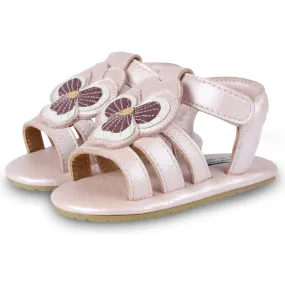 Donsje Amsterdam Tuti Fields Violette Leather Sandals, Rose Metallic