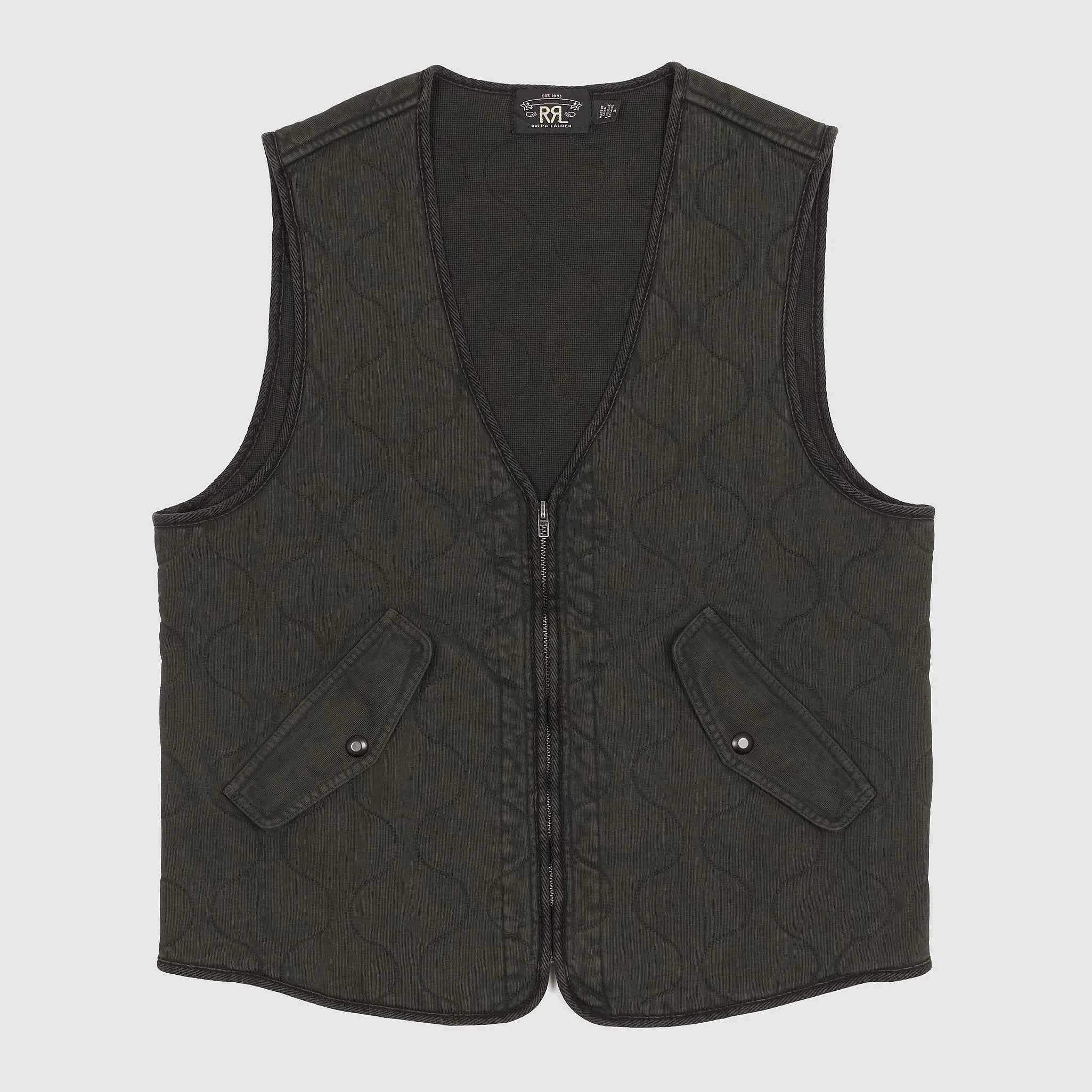 Double RL Quilted Cotton Vest