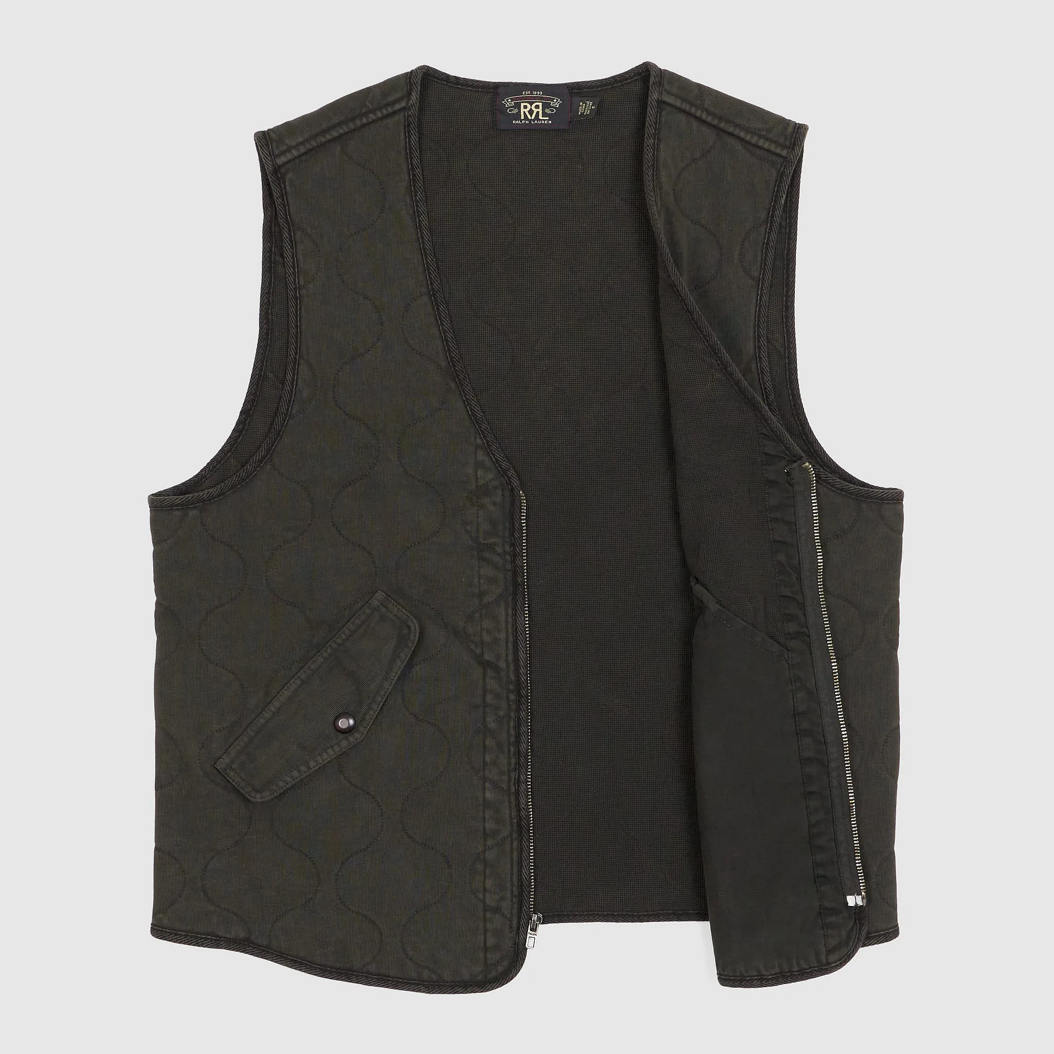 Double RL Quilted Cotton Vest