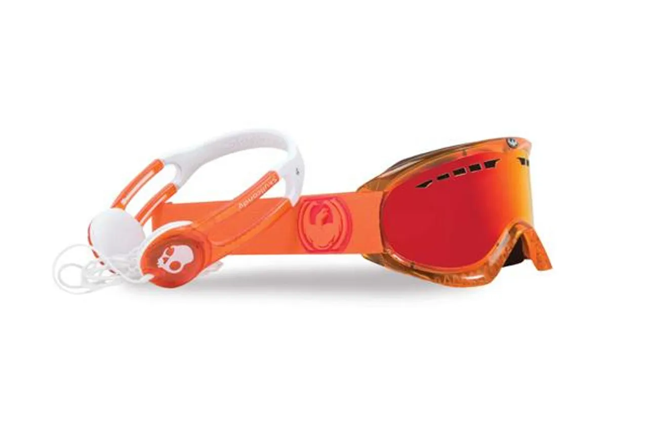 Dragon DX Goggles 2012 - Skullcandy Orange Red Ion