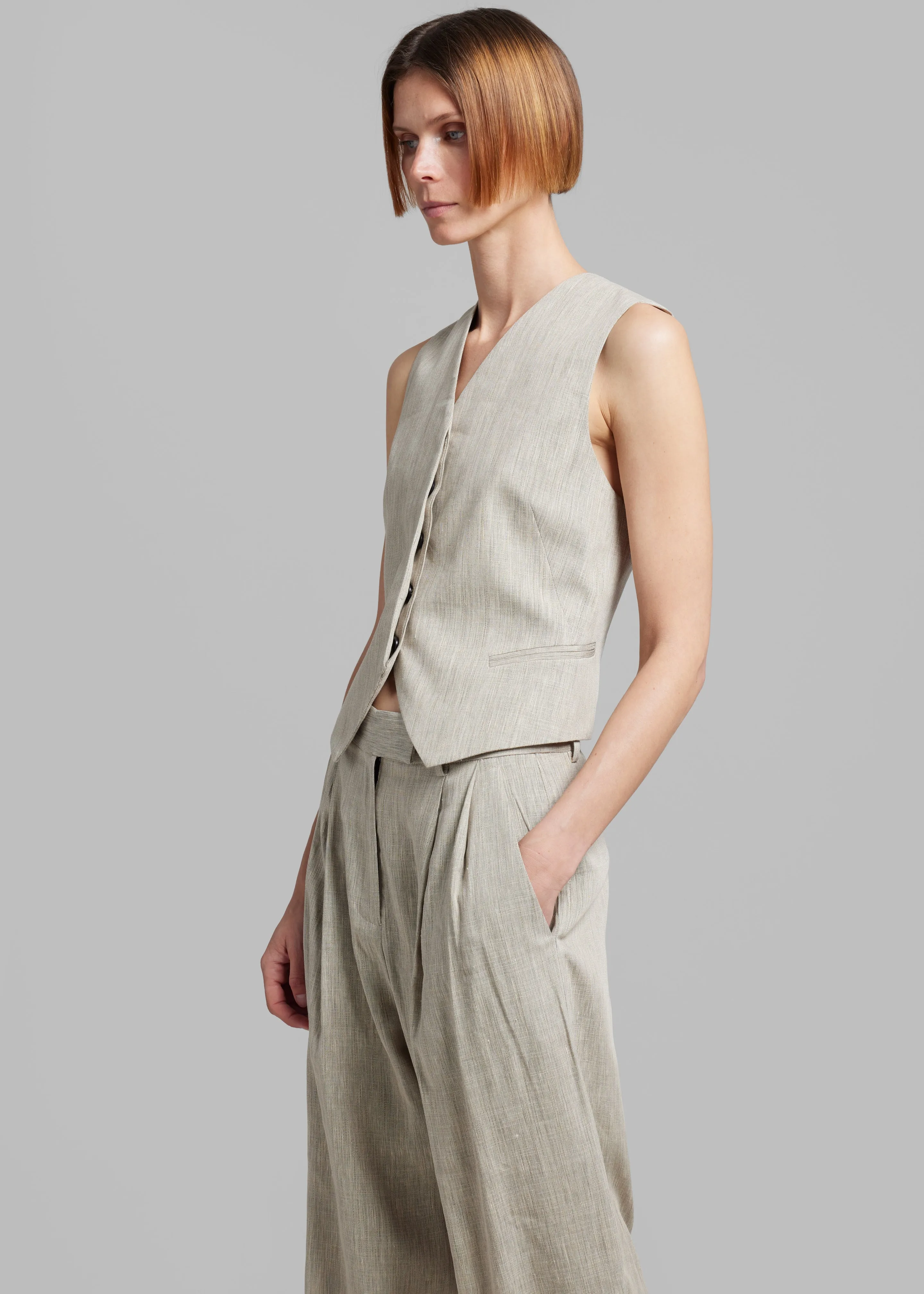 Esse Studios Bode Waistcoat - Asha Linen