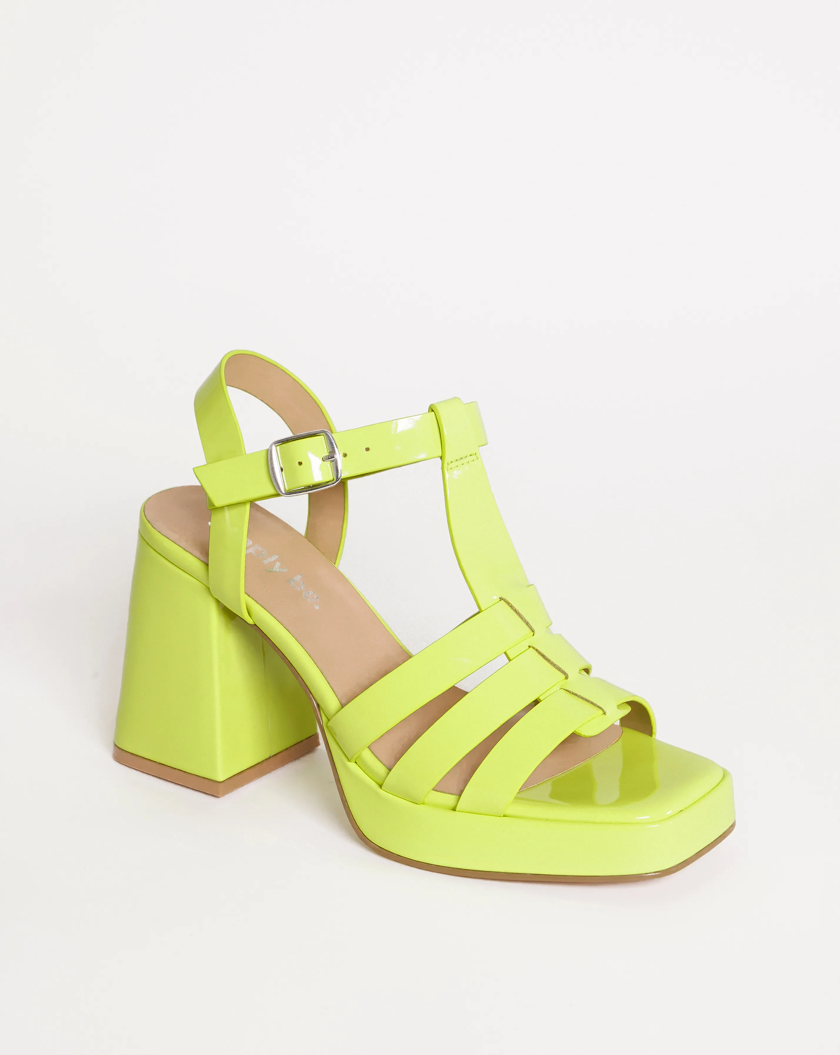 Faith Fisherman Platform Heeled Sandals Wide Fit | Simply Be