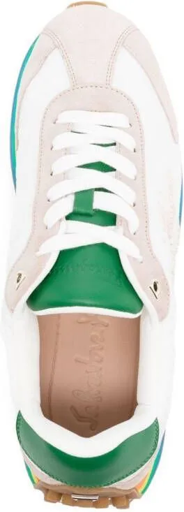 Ferragamo Iggy rainbow-sole sneakers Multicolour