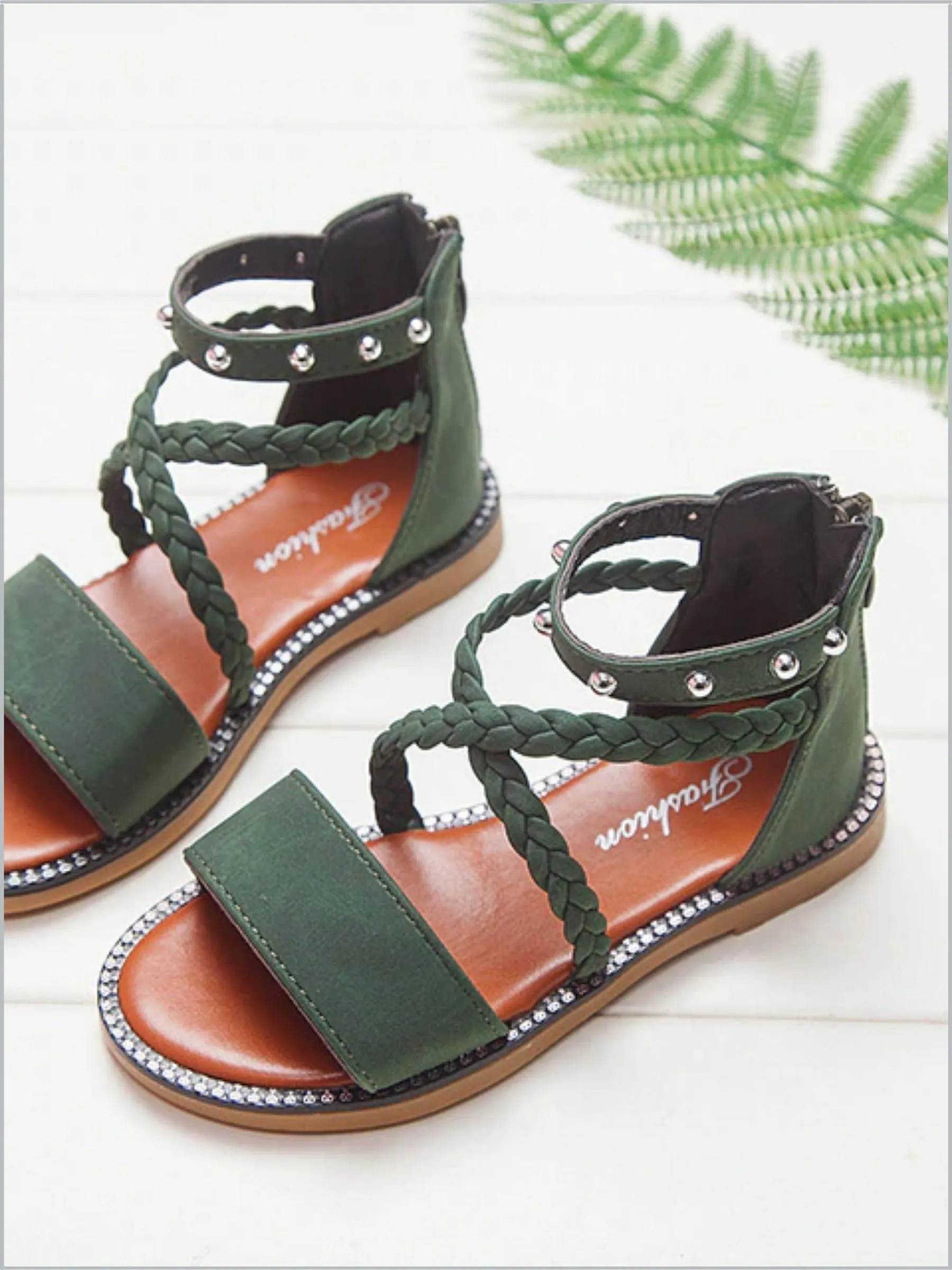 Fierce Little Fashionista Gladiator Sandals By Liv and Mia