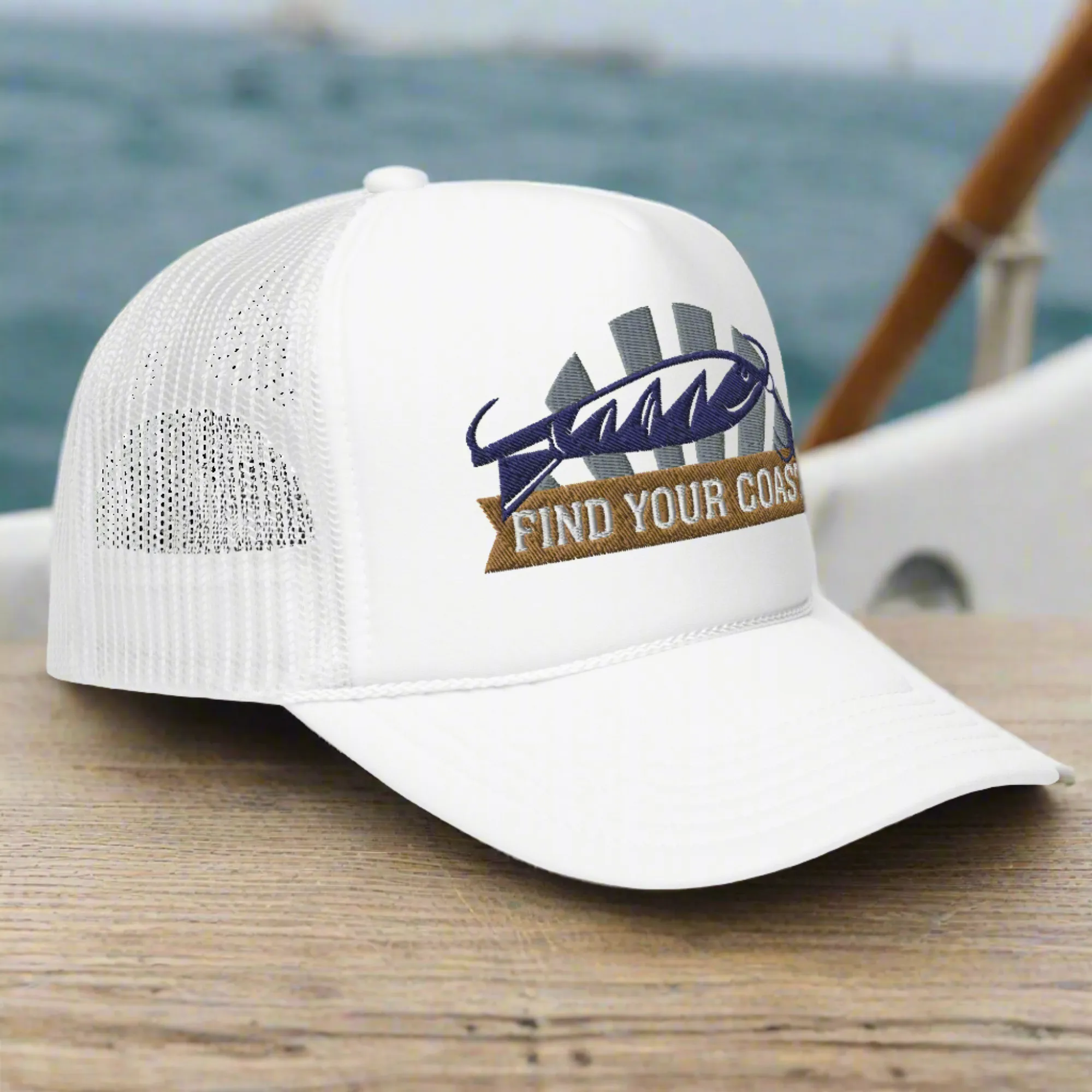 Find Your Coast Fishing Foam Trucker Hat