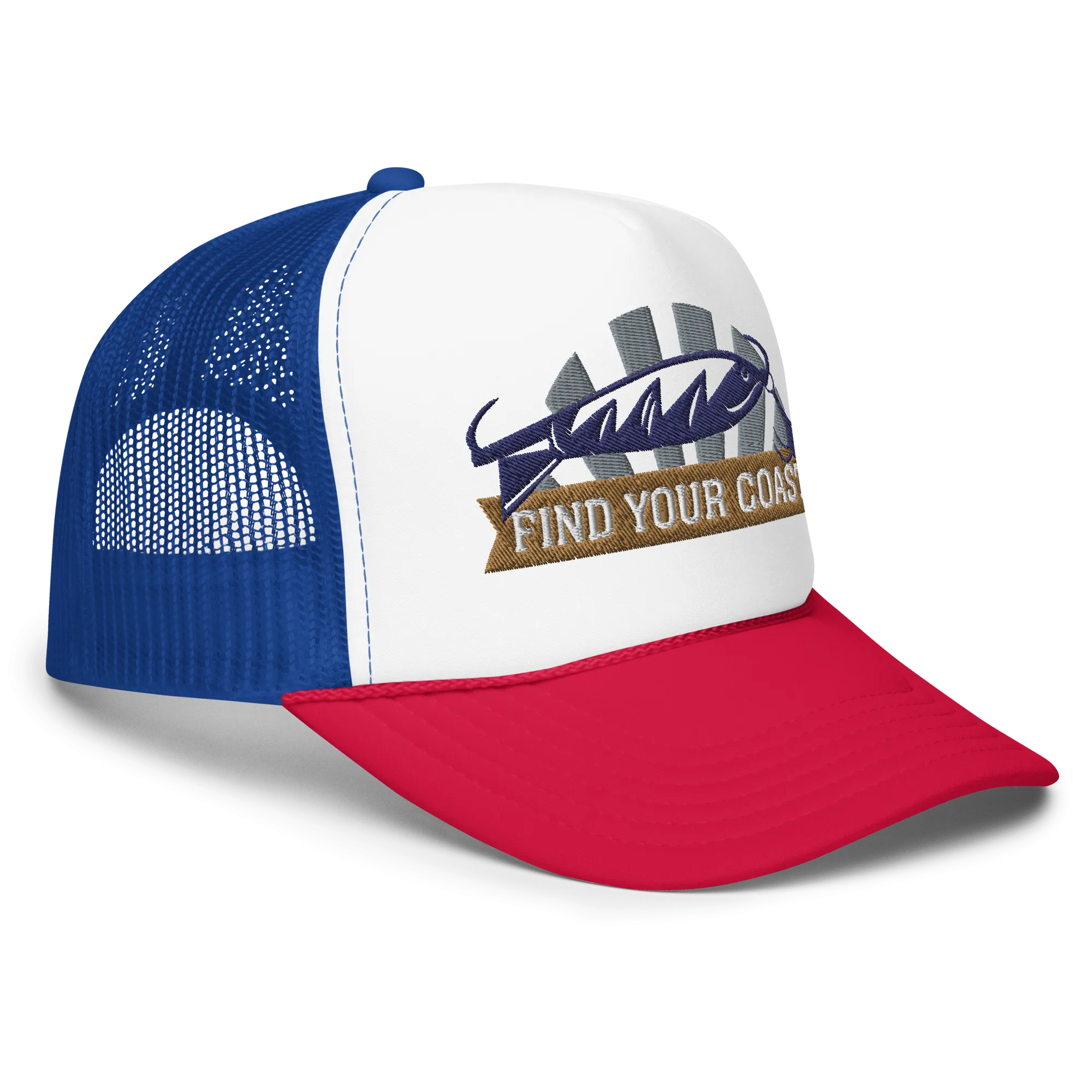 Find Your Coast Fishing Foam Trucker Hat