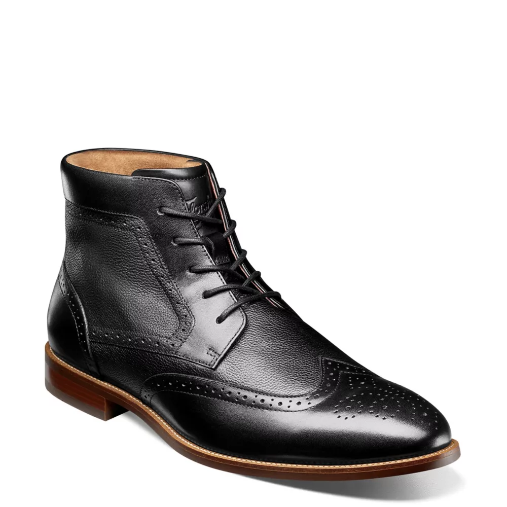 FLORSHEIM  MENS RUCCI WINGTIP LACE UP BOOT